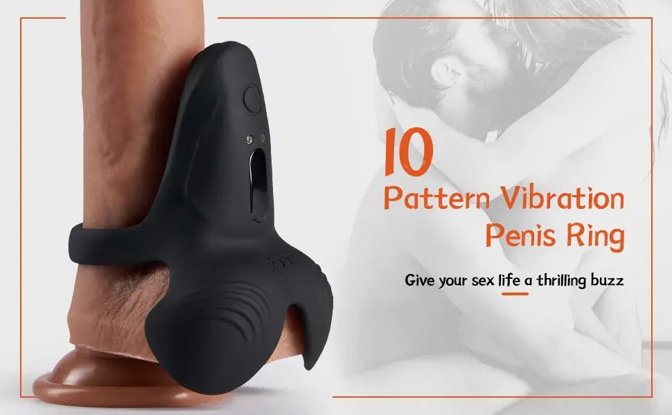 VibroBliss Tenfold - Intense Tickler Enhanced Vibrating Cock Ring