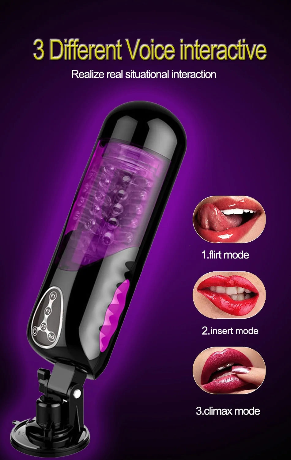 Rhythm Master - Rotating and Thrusting Suction Automatic Male Masturbator