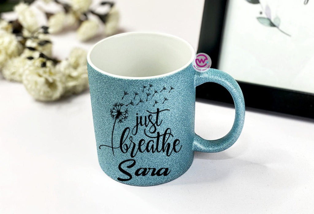 glitter mugs