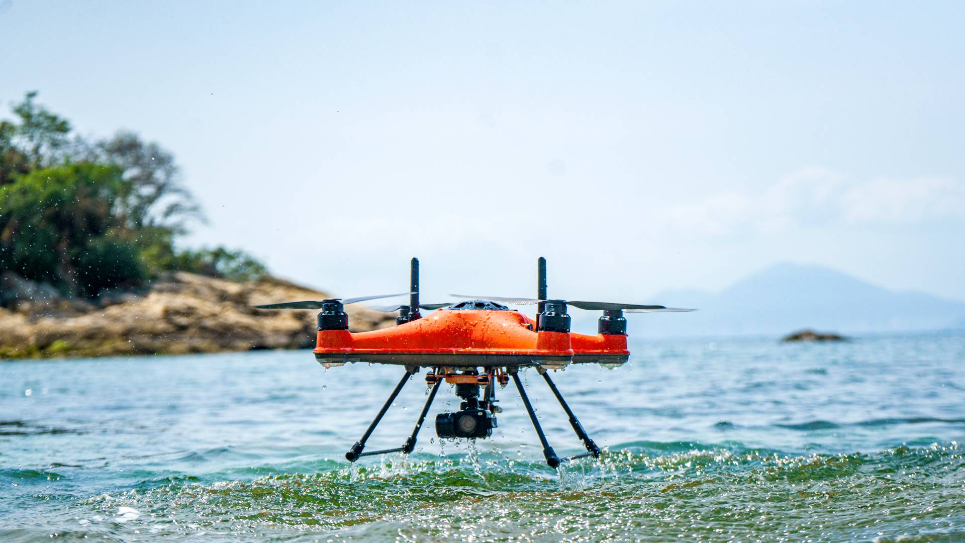 SplashDrone 4  Multifunctional Waterproof Drone – SwellPro