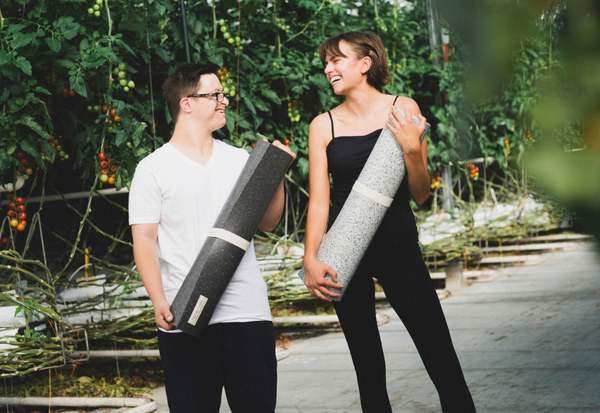 a yoga mat is a nice christmas gift for your yogi friend