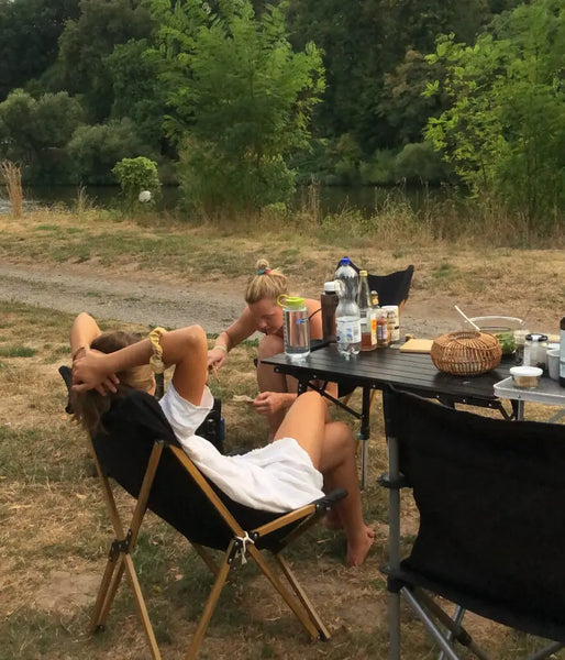 Camping Scene in Deutschland