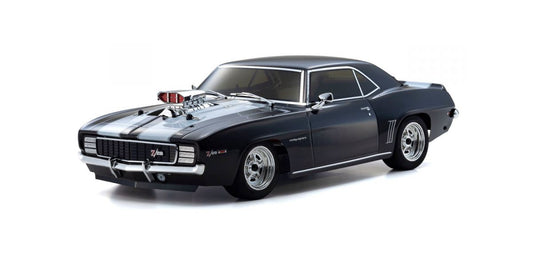 LOS03033T2 - 1/10 1969 Chevy Camaro V100 AWD Brushed RTR, Black - AMR RC