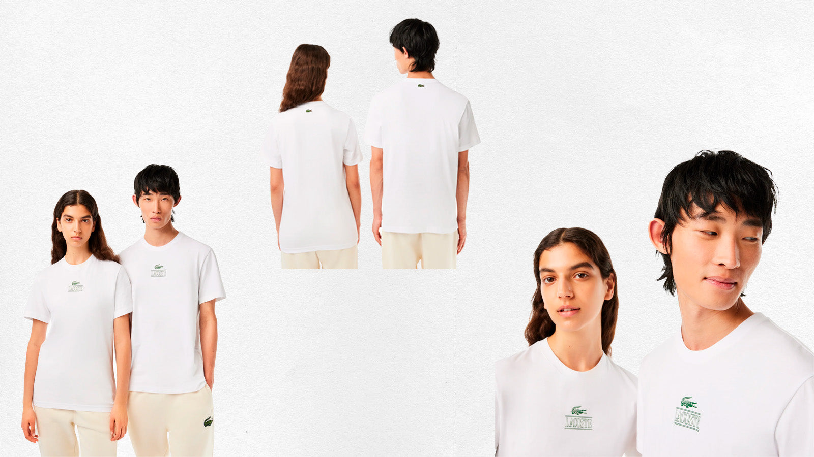 t-shirt lacoste unissexo