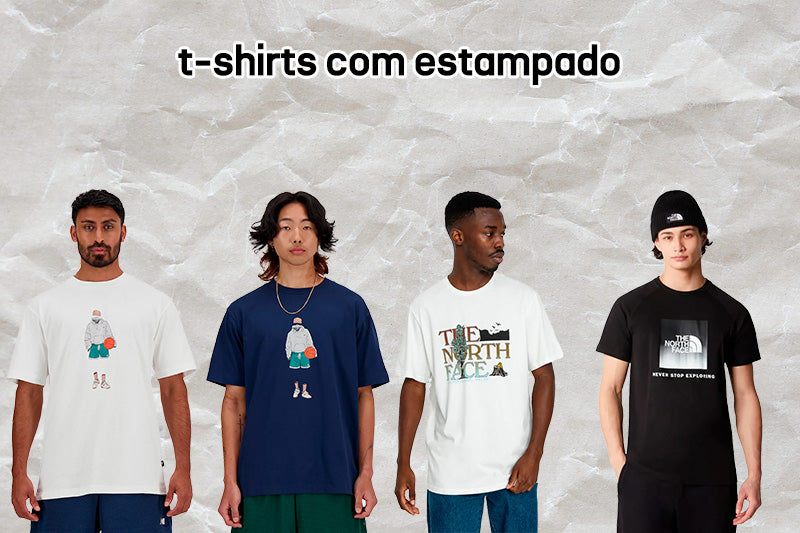 camiseta estampada esencial