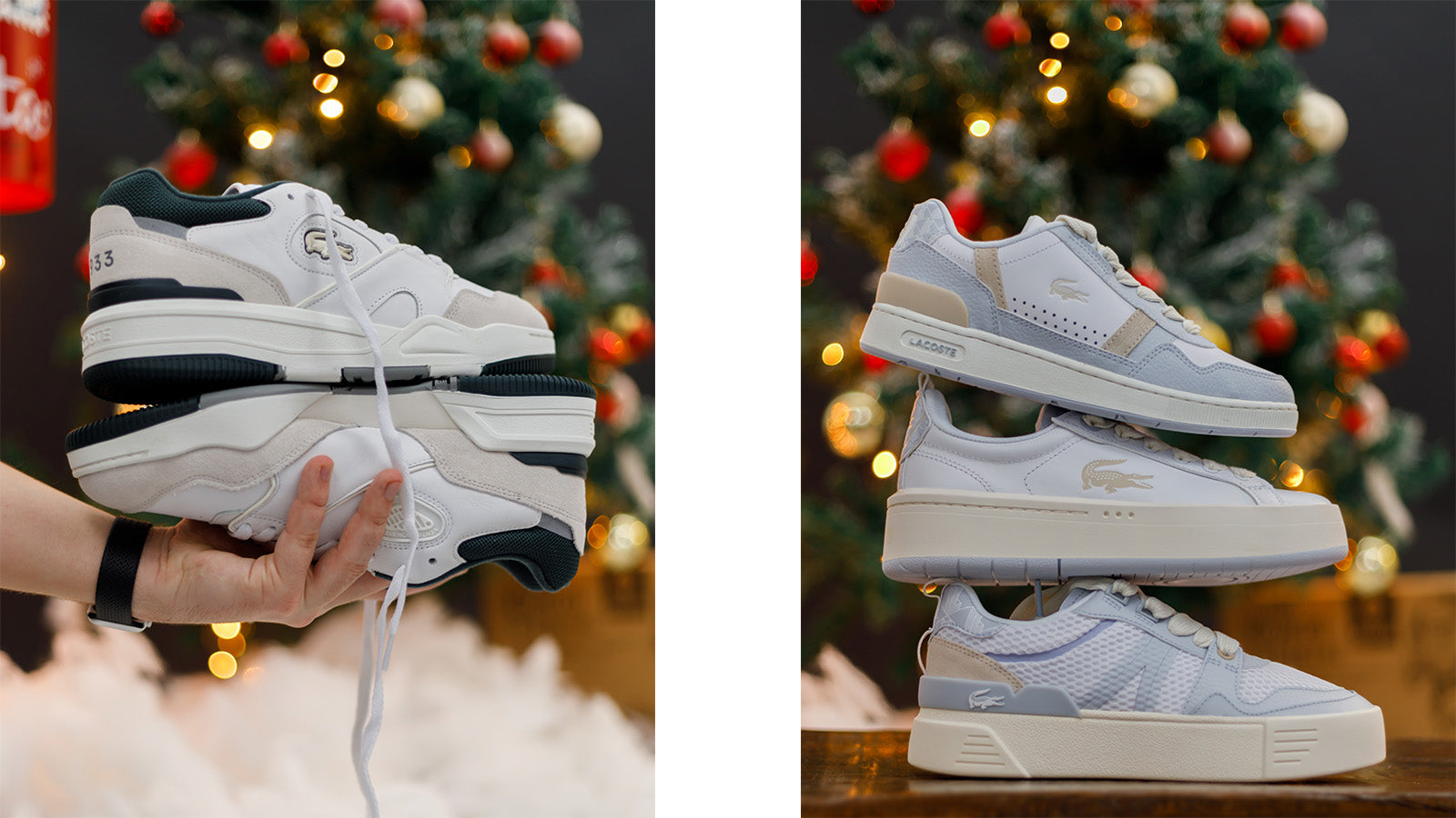 SAPATILHAS LACOSTE PRESENTES DE NATAL