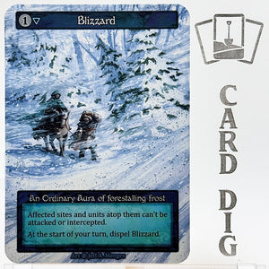 Blizzard (β Ord) - Card Dig - Blizzard Card