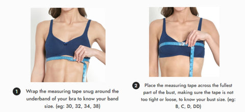 Bra measurement guide