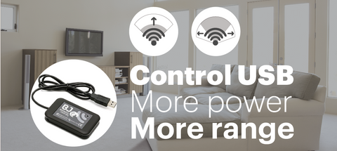 Control USB: More power, More Range