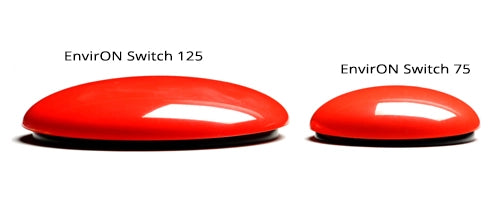 EnvirON Wireless Switch 75 Size Comparison