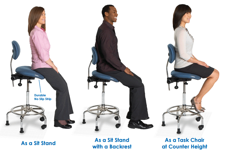 ergoCentric 3 in 1 Sit Stand Chair