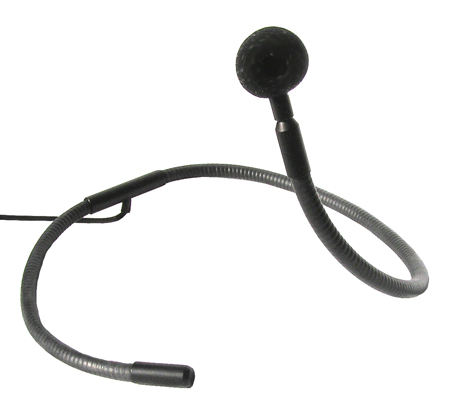 Unidirectional collar microphone