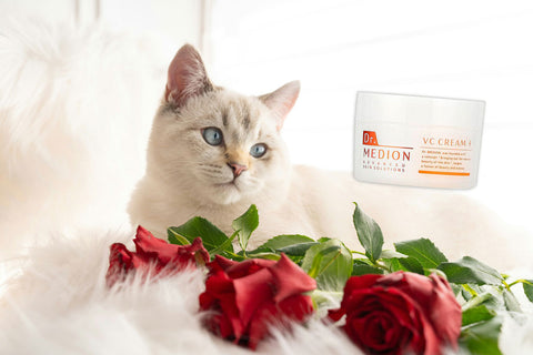 Dr.Medion products and cats and roses