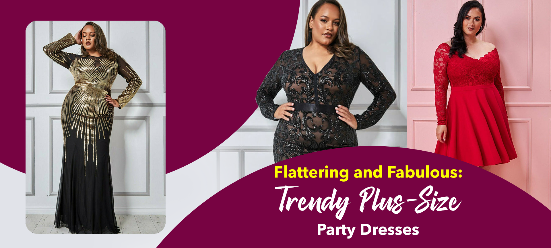 Flattering and Fabulous: Trendy Plus-Size Party Dresses  Flattering and Fabulous: Trendy Plus-Size Party Dresses