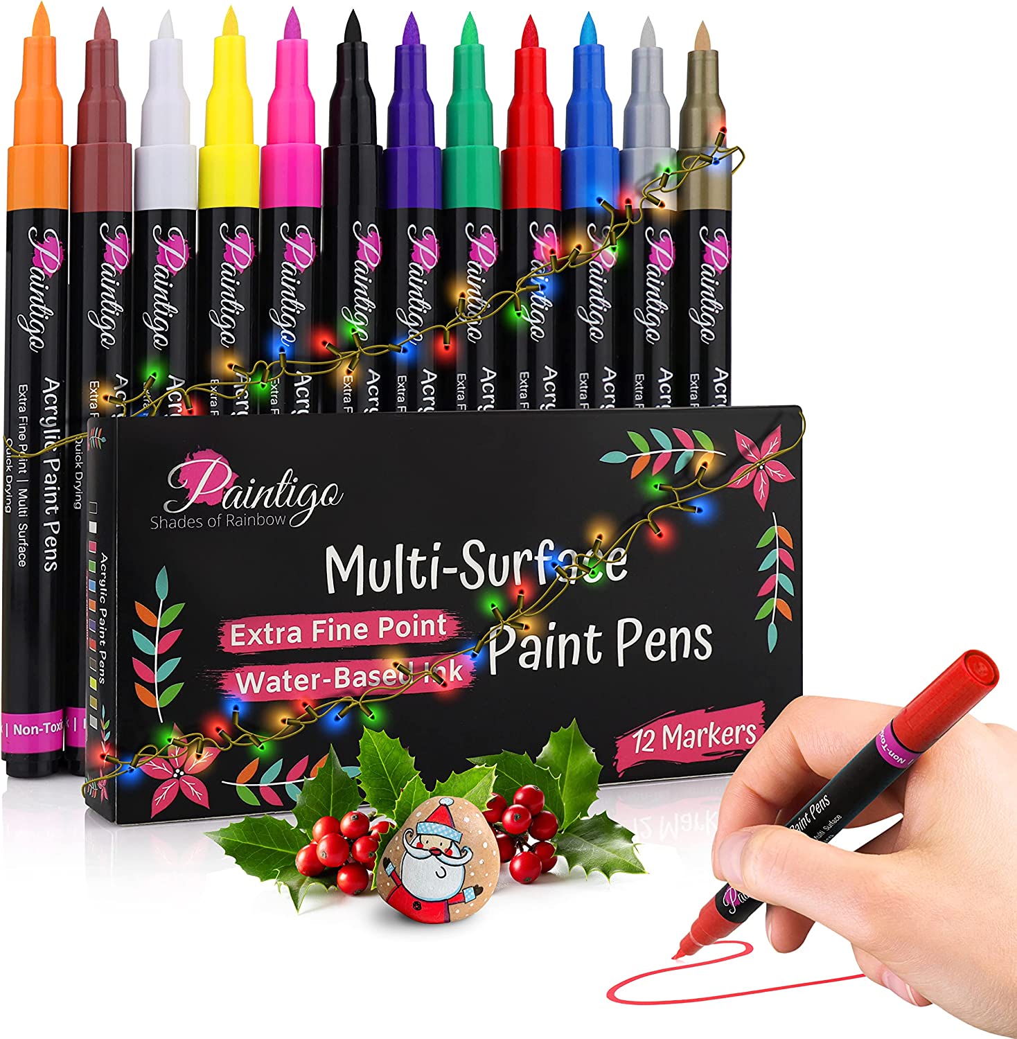  PAINTIGO 26 Paint Pens Paint Markers, Acrylic Paint