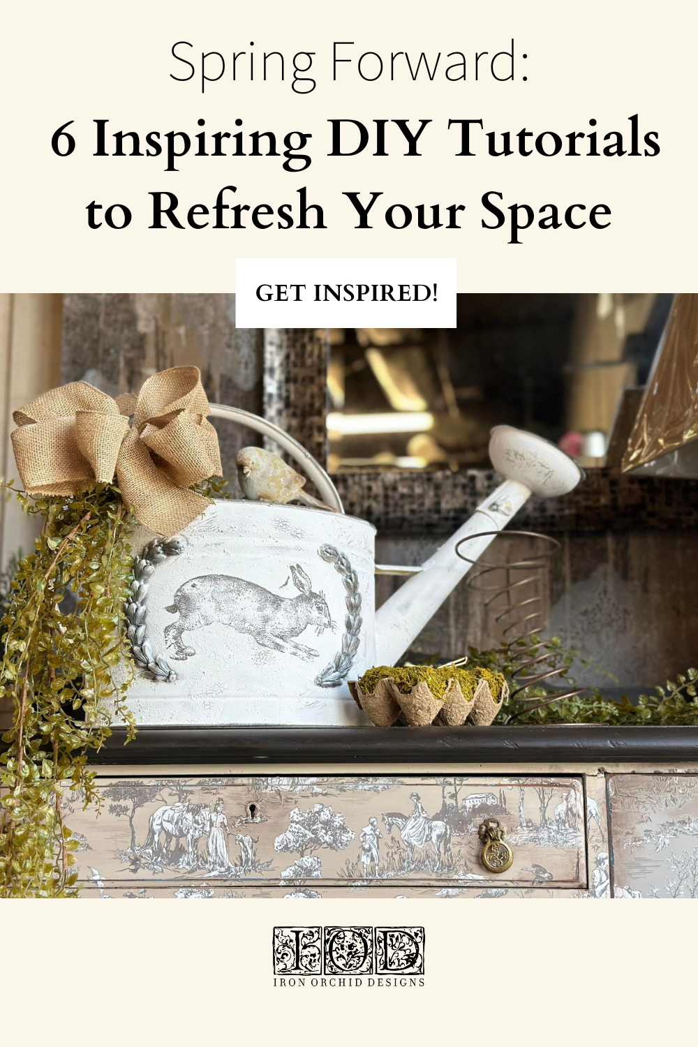 Spring Forward: 6 Inspiring DIY Tutorials to Refresh Your Space Pin Cover