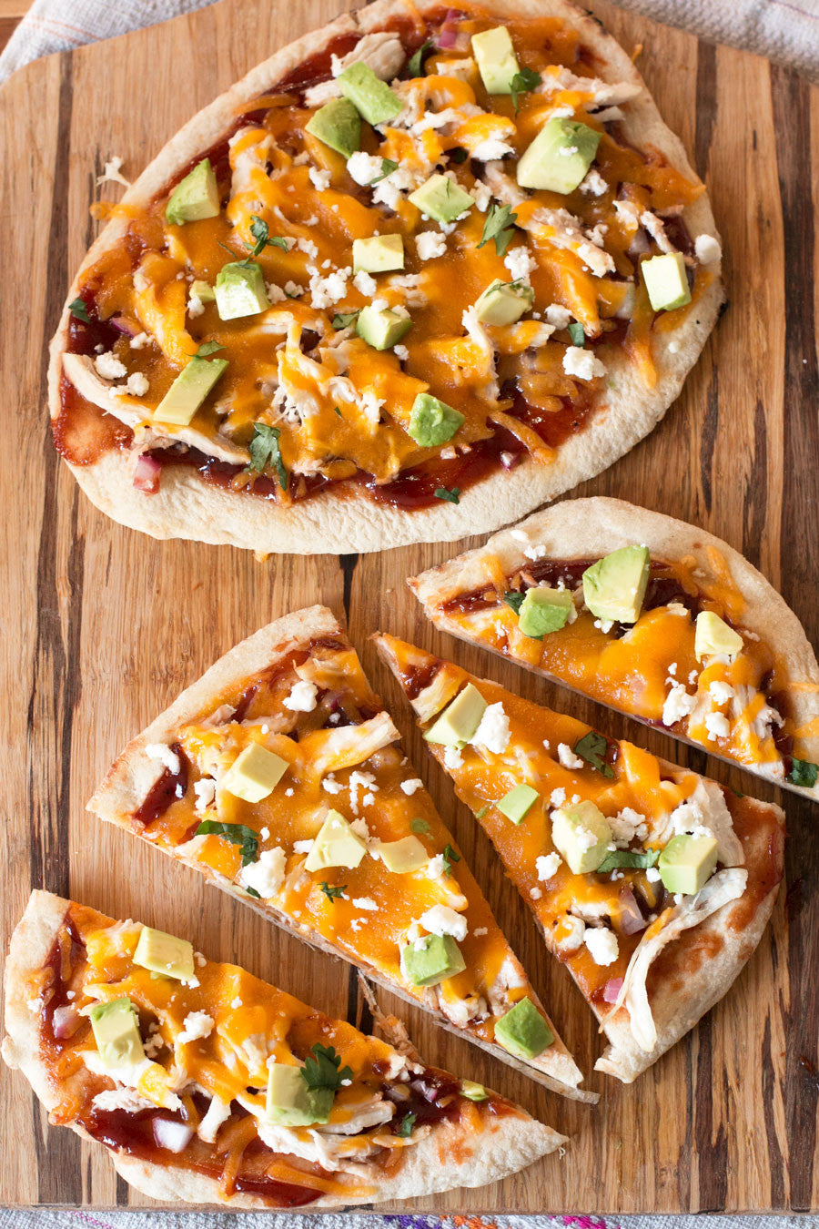 BBQ Chicken Avocado Flatbreads | Sauce + Style Blog (pigofthemonth.com)