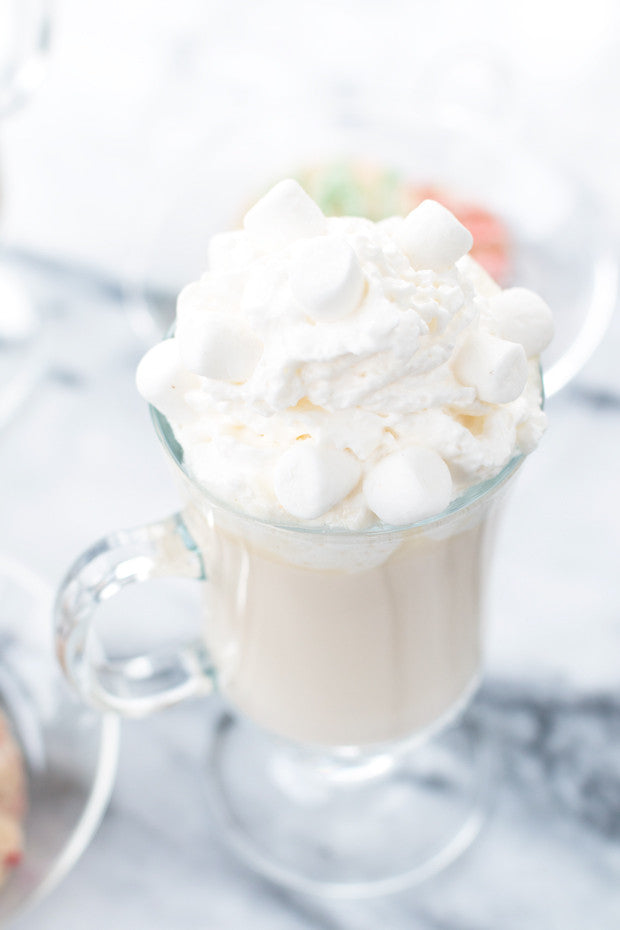 Boozy White Hot Chocolate | Sauce + Style 
