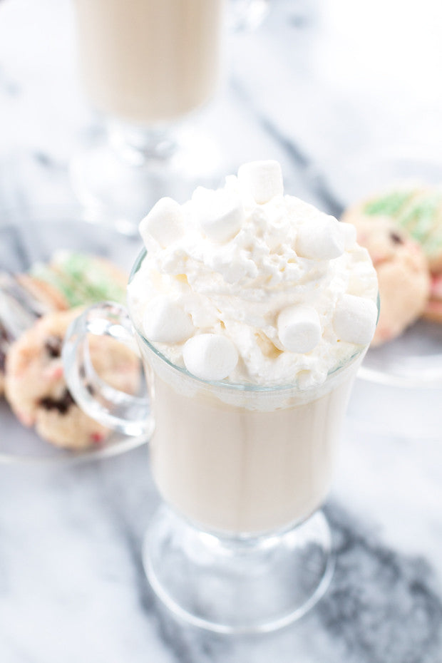 Boozy White Hot Chocolate | Sauce + Style 