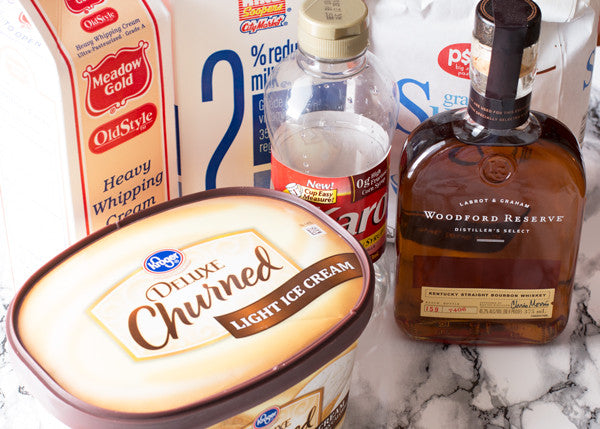 Bourbon-Caramel-Milkshake-ingredients