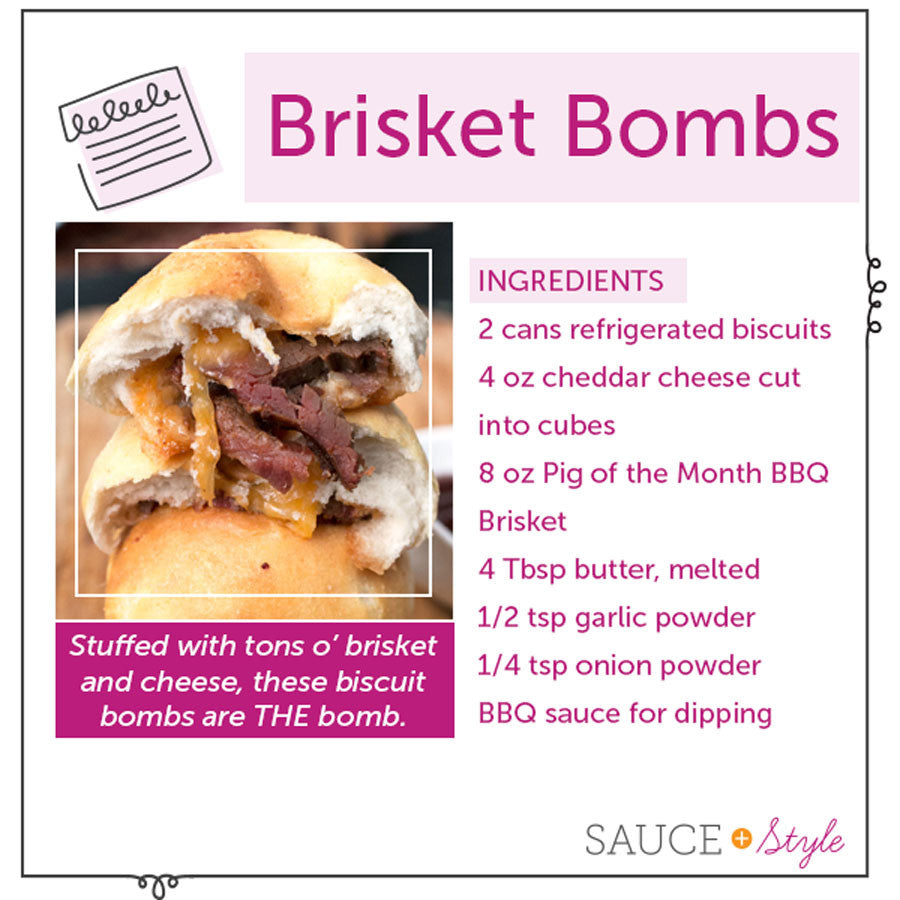 Brisket Bombs | Sauce + Style