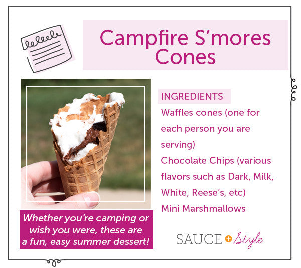 Campfire S'mores Cones