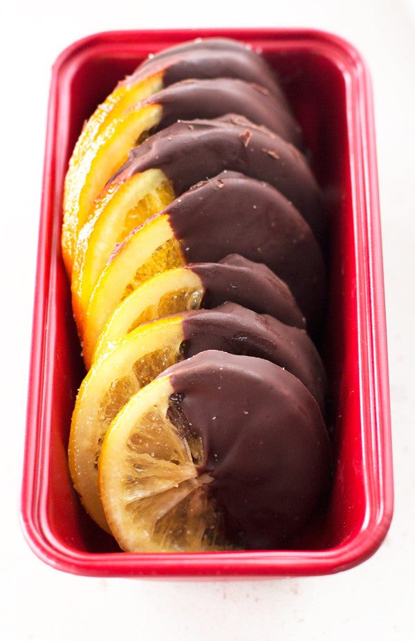 Chocolate Dipped Candied Citrus Slices | cakenknife.com