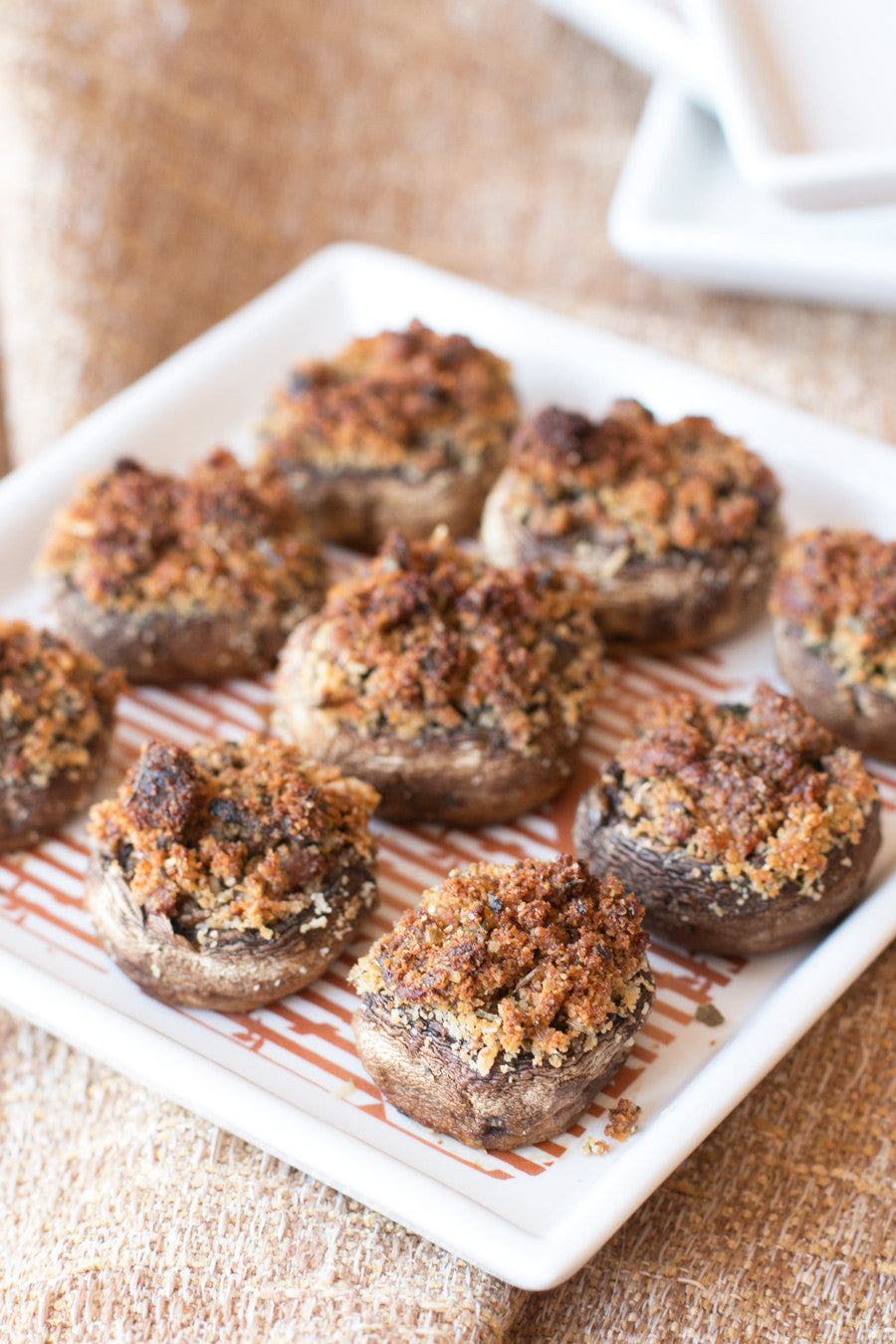 Cheesy Bacon-Stuffed Mushrooms | Sauce + Style