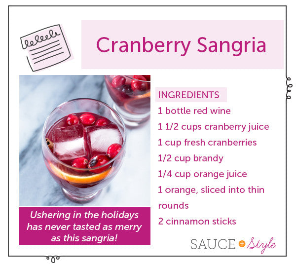 Cranberry Sangria | Sauce + Style 