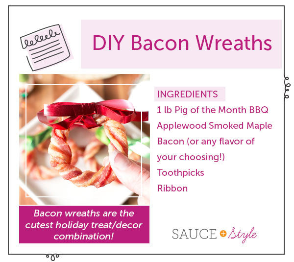 Bacon Wreaths (Everything's Better with BACON) | Sauce +Style