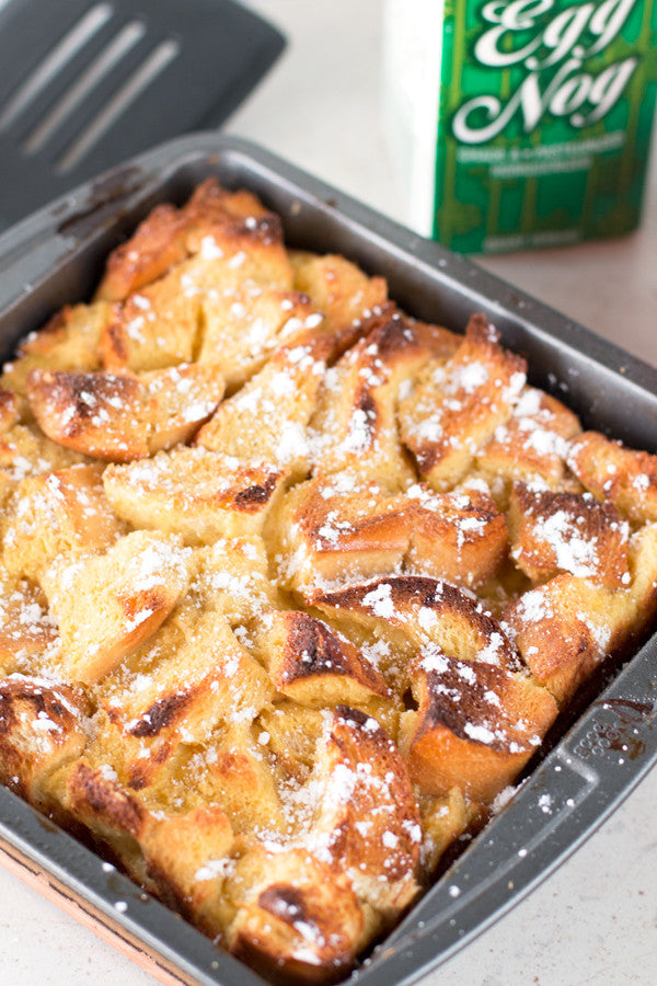 Eggnog Bread Pudding | cakenknife.com