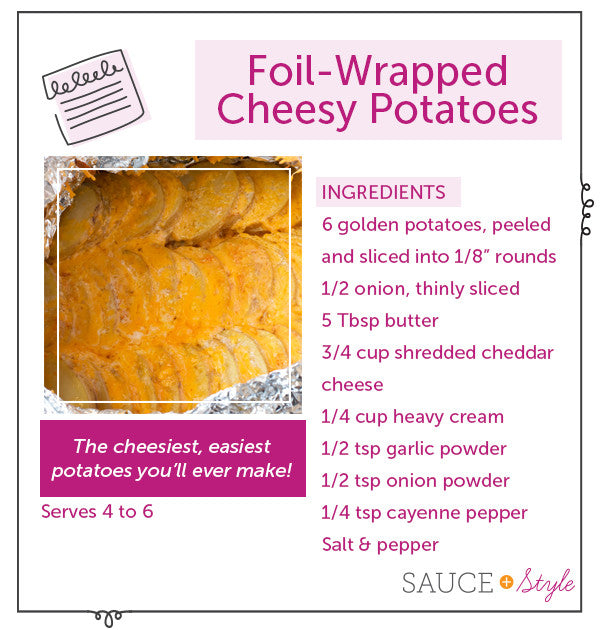 Foil-Wrapped Cheesy Potatoes