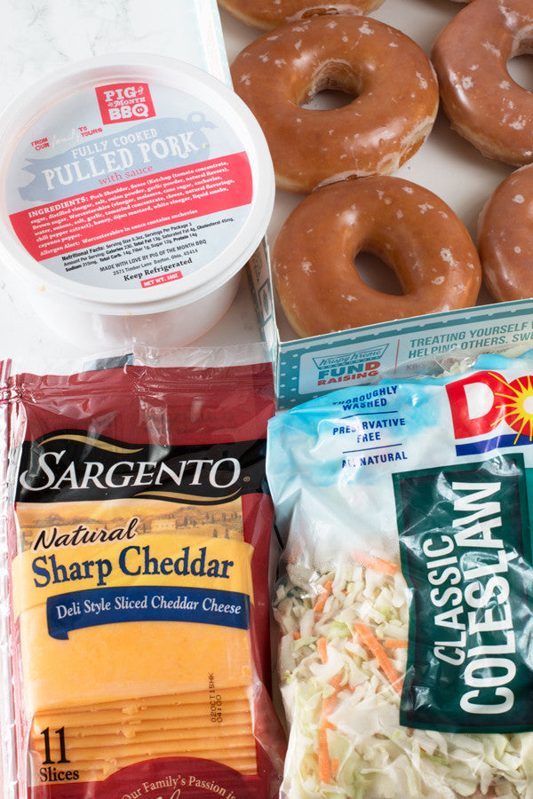 Krispy Kreme Pulled Pork Sammies