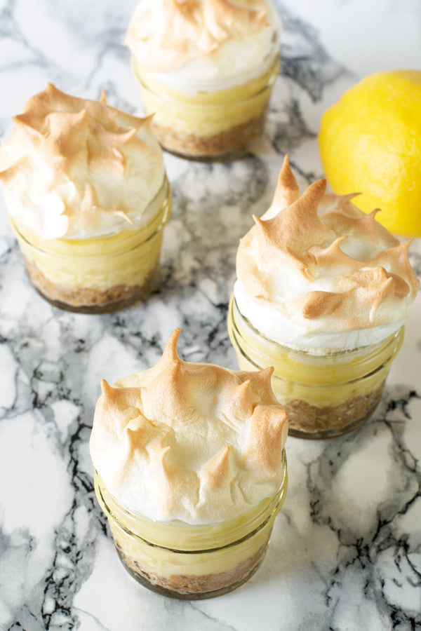 Lemon Meringue Mason Jar Pies