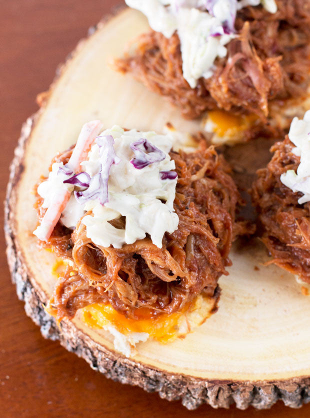 Open-Faced Pulled Pork Sliders (Revisited) | Sauce + Style