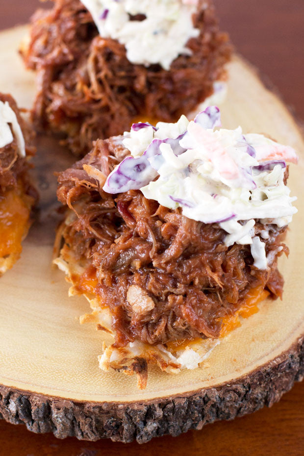 Open-Faced Pulled Pork Sliders (Revisited) | Sauce + Style