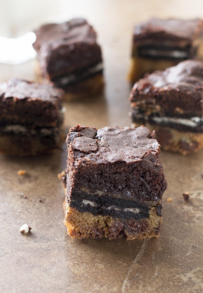 Slutty Brownies with Bacon