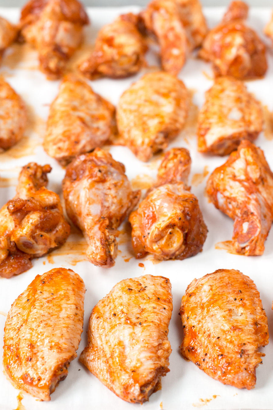 Sticky Honey Buffalo Chicken Wings | Sauce + Style