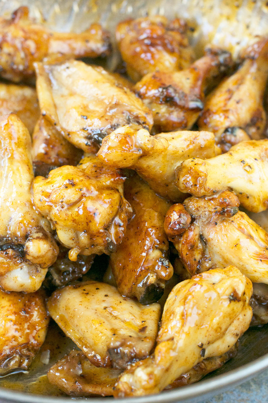 Sticky Honey Buffalo Chicken Wings | Sauce + Style