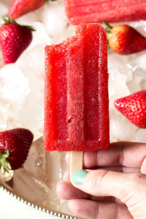 Strawberry Daiquiri Popsicles