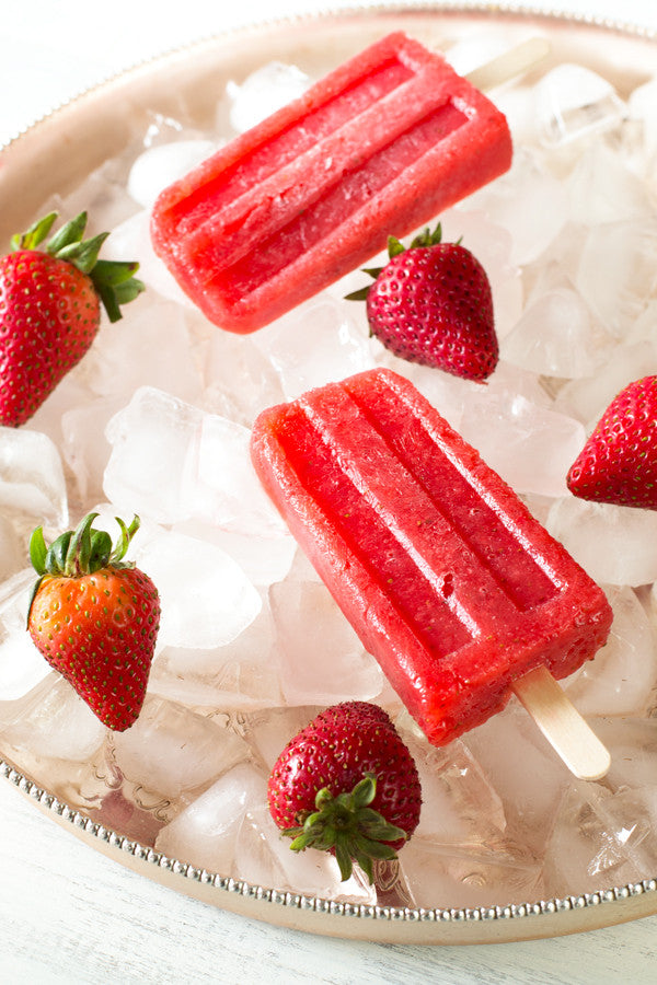 Strawberry Daiquiri Popsicles