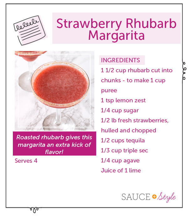 Strawberry Rhubarb Margarita