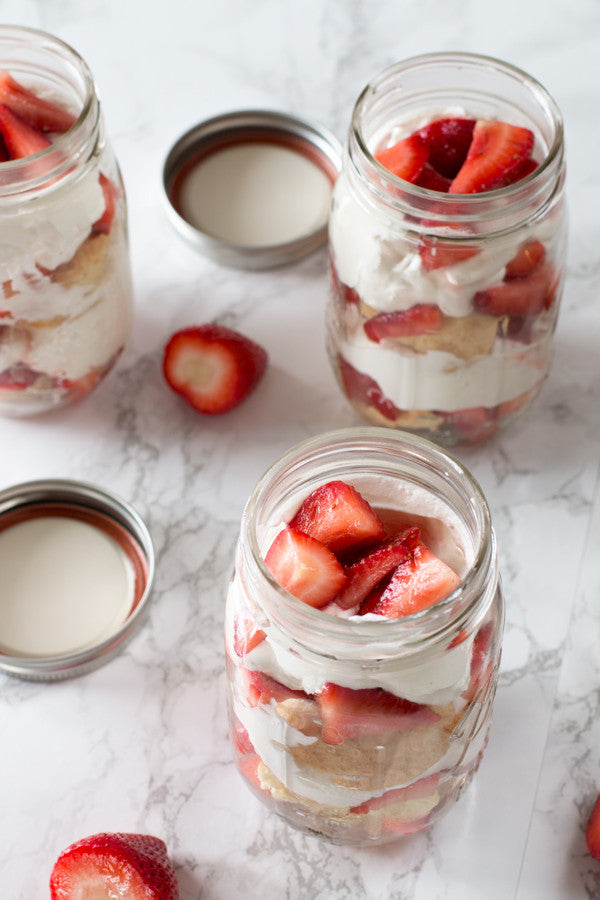 Strawberry Shortcake Mason Jars