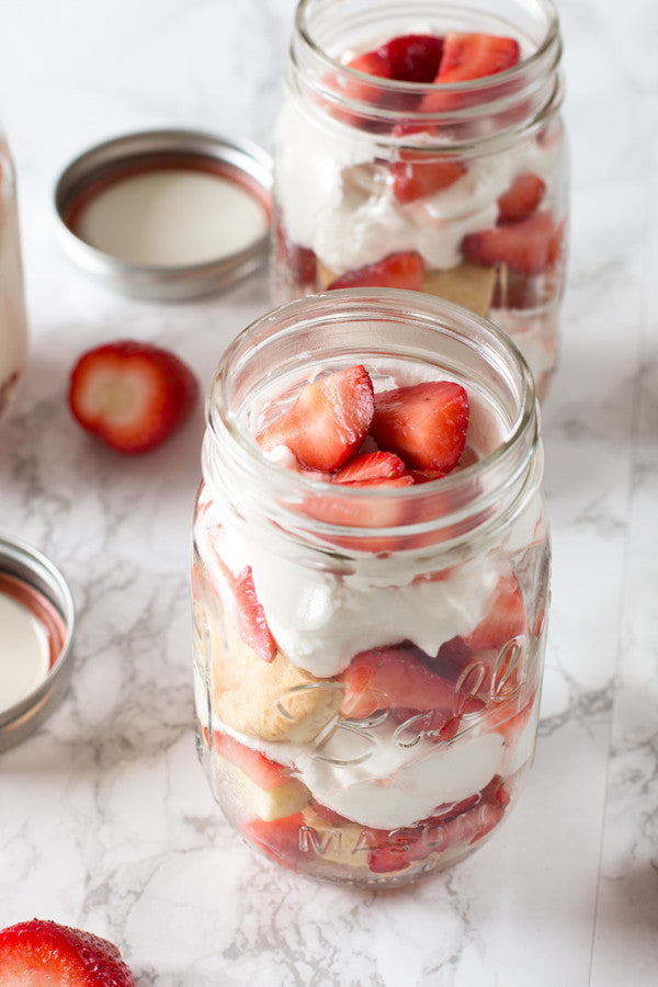 Strawberry Shortcake Mason Jars