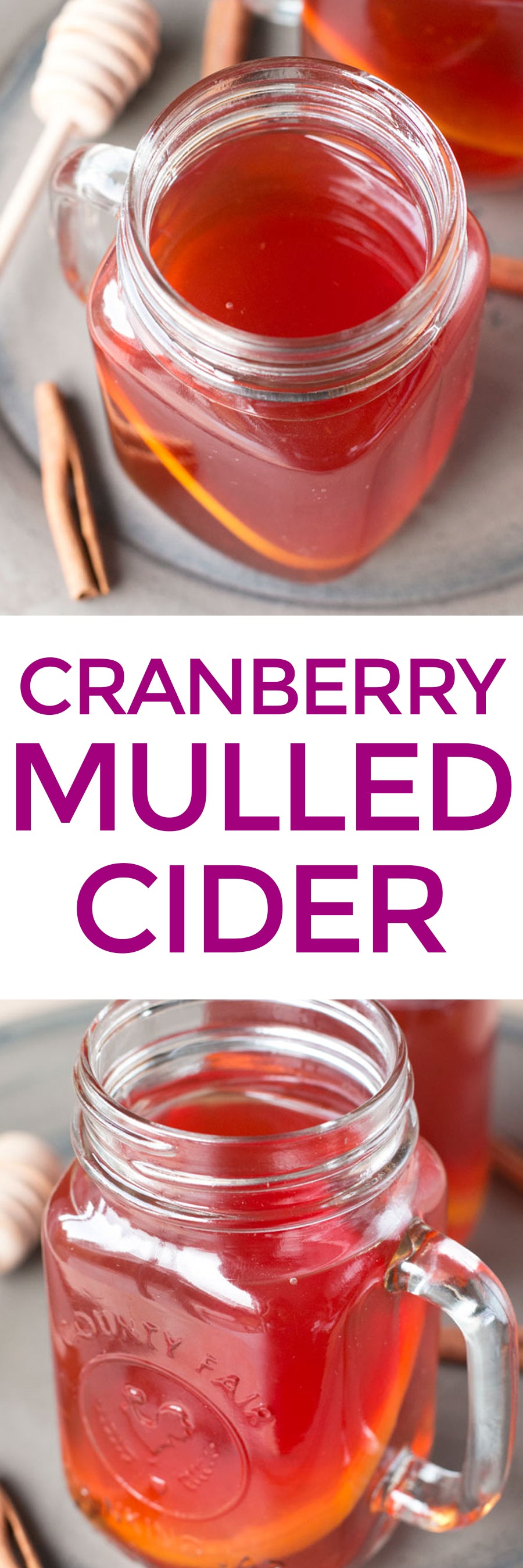Cranberry Mulled Cider | pigofthemonth.com #mulledcider #holiday #christmas