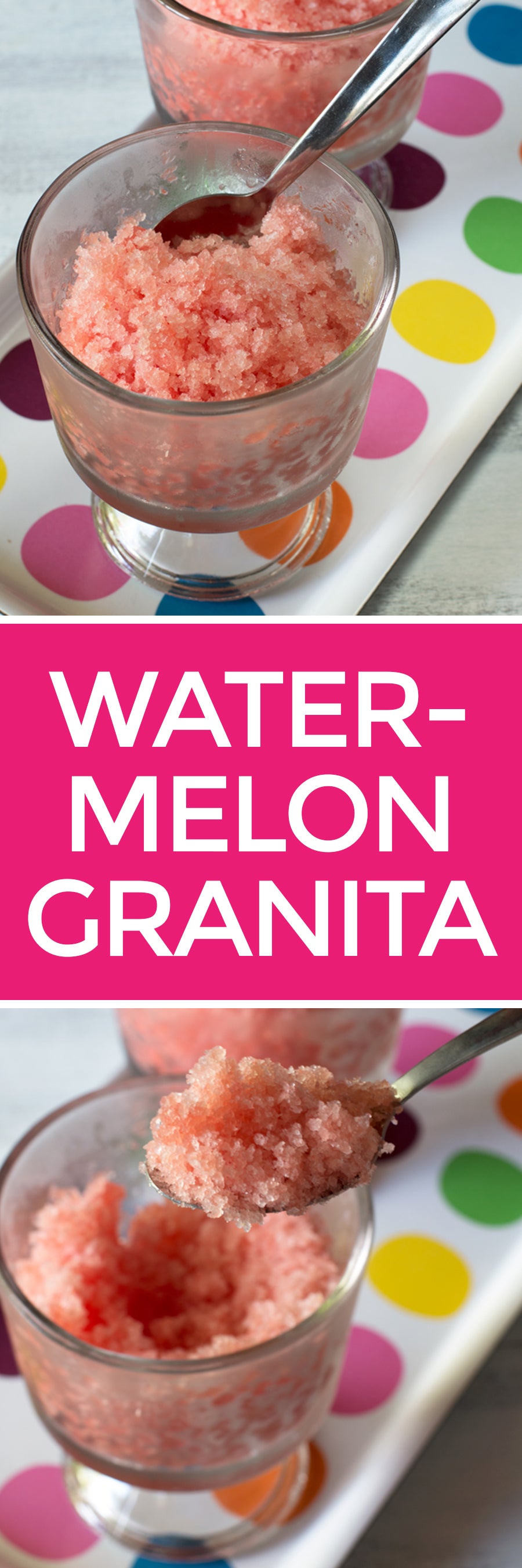 Watermelon Granita | pigofthemonth.com