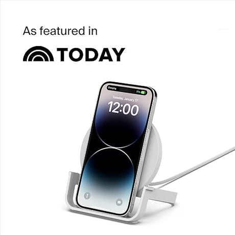 15W Qi Wireless Charging Stand - Qi Certified Wireless Charger Stand or Pad  - Adjustable - Universal Wireless Charging Pad for Smartphone 