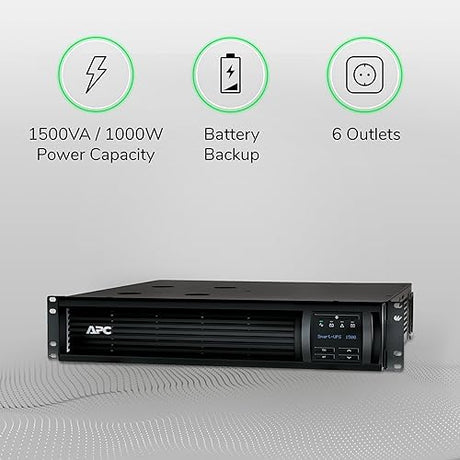  APC 1000VA Smart UPS with SmartConnect, SMT1000C Sinewave UPS  Battery Backup, AVR, 120V, Line Interactive Uninterruptible Power Supply :  Electronics