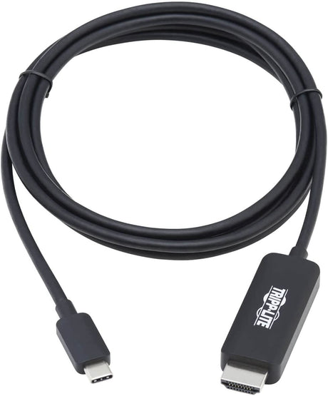 Tripp Lite Convertidor adaptador USB C a HDMI M/F 4K @ 24/25/30Hz USB tipo  C a HDMI Thunderbolt 3 negro (U444-06N-HDB-AM)