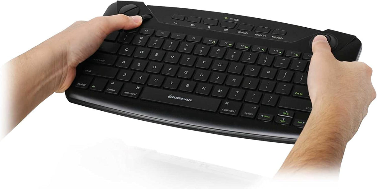 Smart Wireless Keyboard w/Trackball - 2.4GHz Offers Range Up – Dealtargets.com